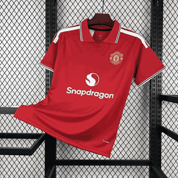 Camisa Manchester United POLO Home I 26/27 – Vermelha – Torcedor Masculina